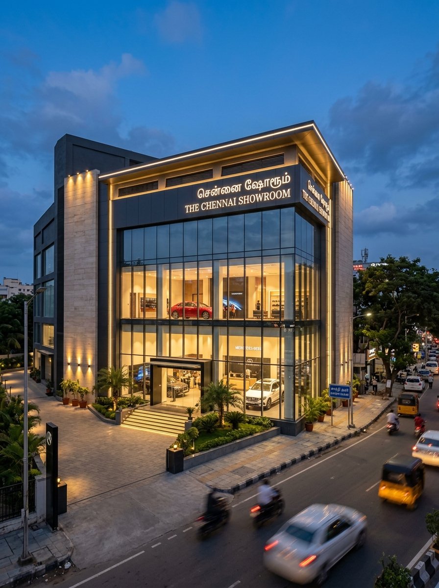 Engineered cantilever and modern glass facade stability